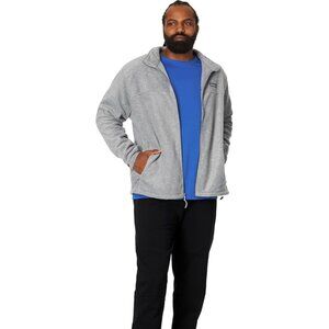 Columbia Small Men's Steens Mountain 2.0 Fleece Jacket NWT Light Gray Heather